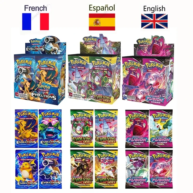 Card Game Kids - New Pokemon Cards Chaos Rising Booster