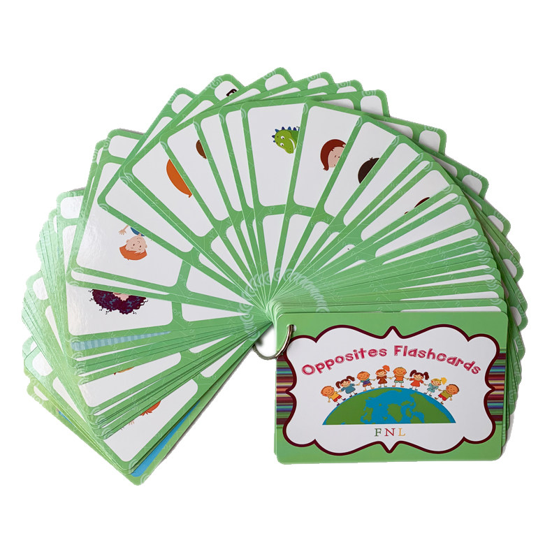 Educational Flash Card - The 100 Groups Opposites Flashcards English