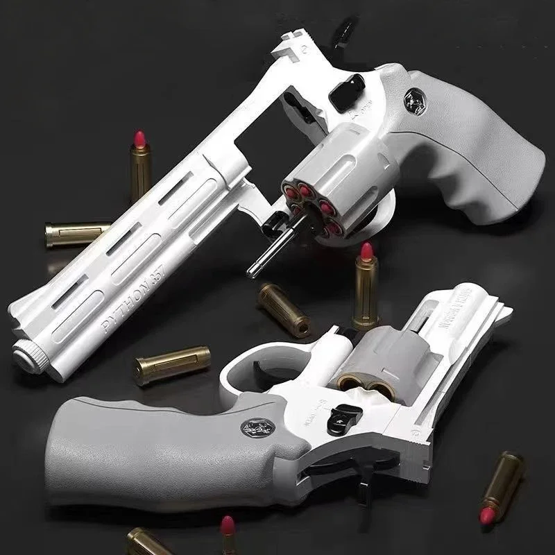 Kids Toys Under $10 - Continuous Firing ZP5 357 Revolver Launcher