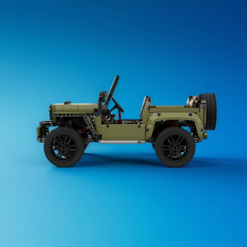 Kids Toys Jeep - 1603pcs MOC C Model Willys Jeep