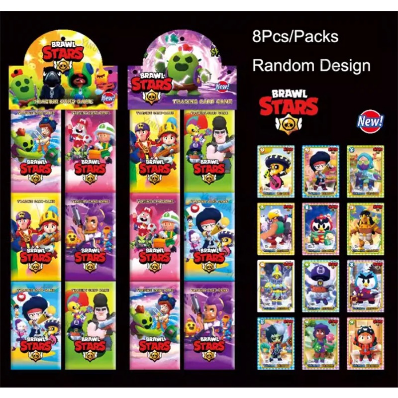 Card Game Kids - Random Collect Card Anime Brawl Stars