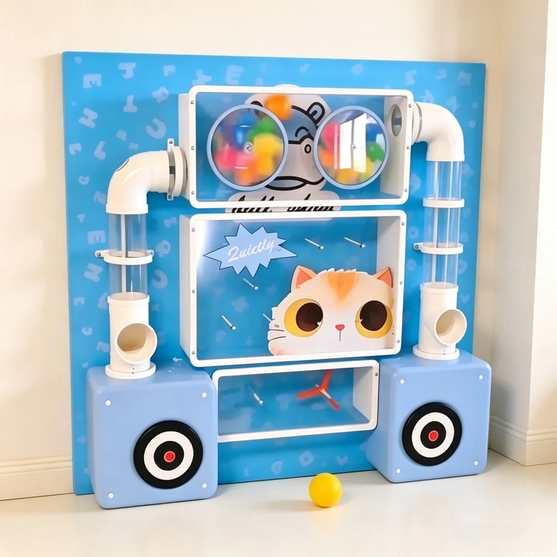 Kids Toys Mall - 4ft Wall-Mounted Kids Interactive Wall Game