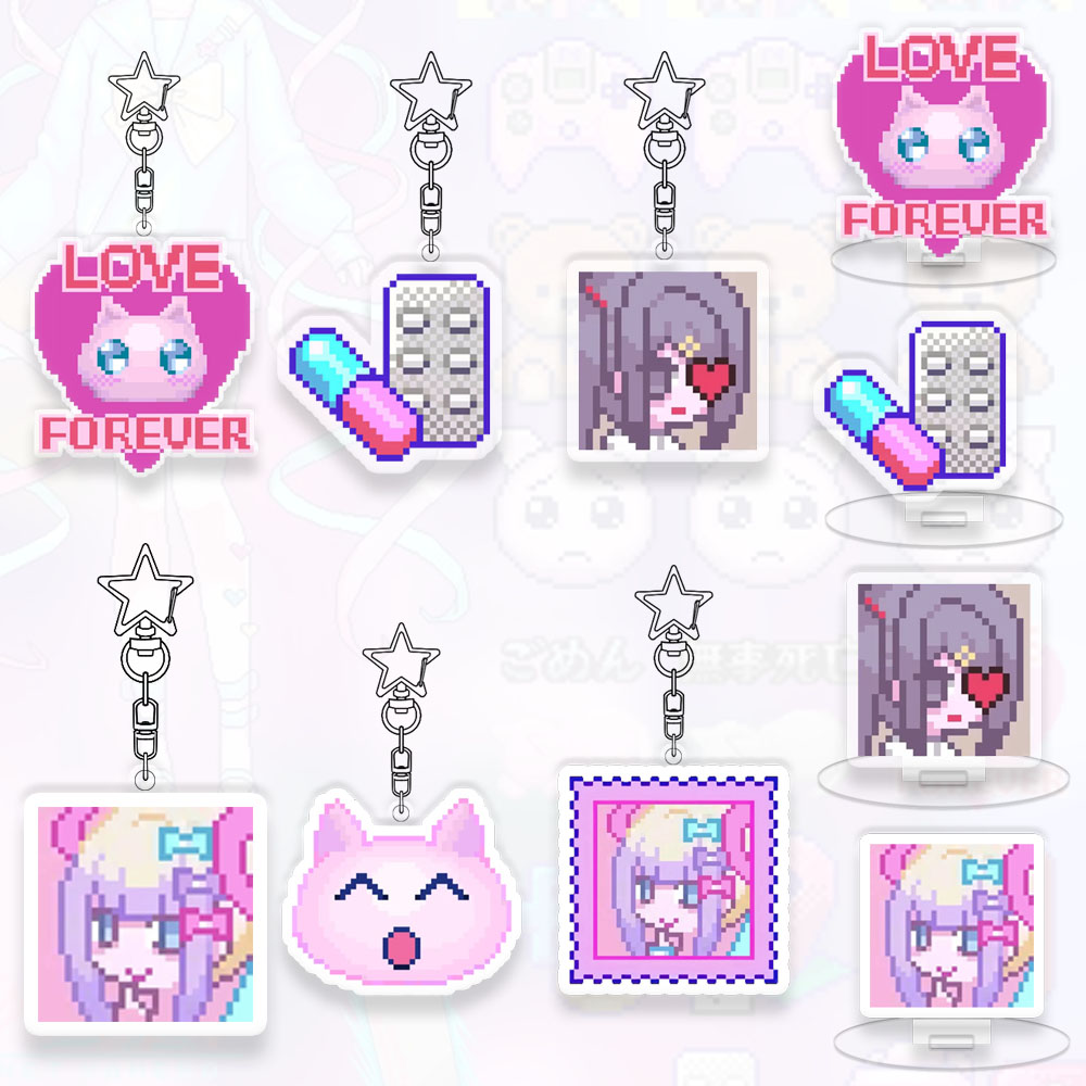 Card Game Kids - Needy Girl Overdose Star Keychain Acrylic