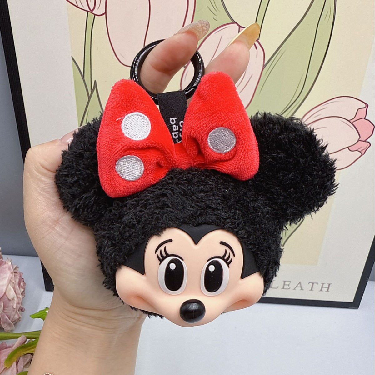 Kids Toys Idea - Mickey Minnie Plush Doll Keychain Cute