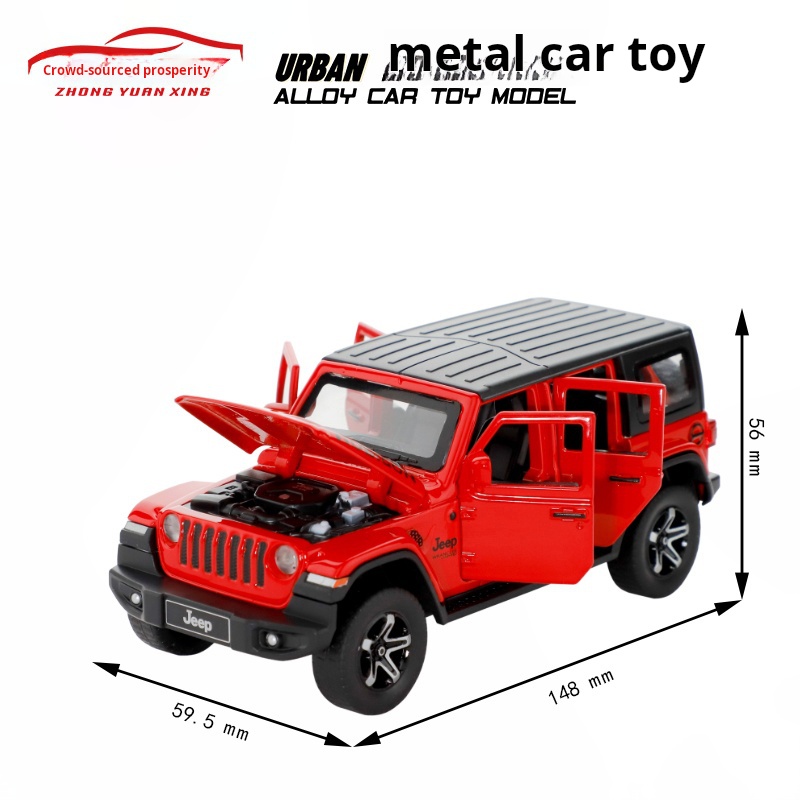 1/32 Jeep Wrangler Rubicon Off - Kids Toys Jeep review and price