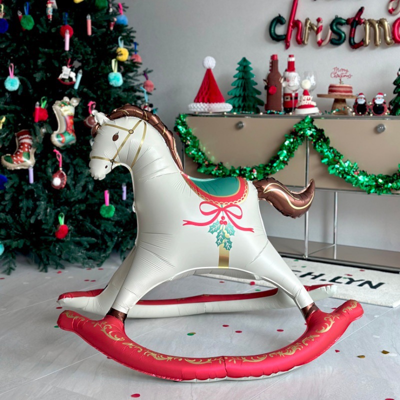 Vintage Rocking Horse Foil Bal - Kids Toys Mall review and price