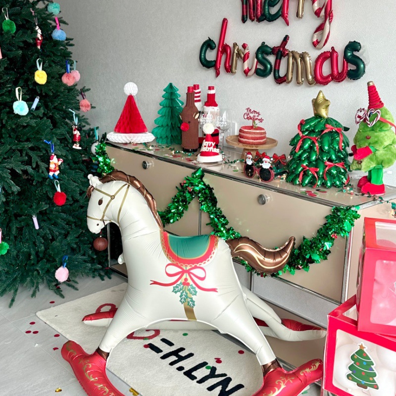 Vintage Rocking Horse Foil Bal - Kids Toys Mall review and price