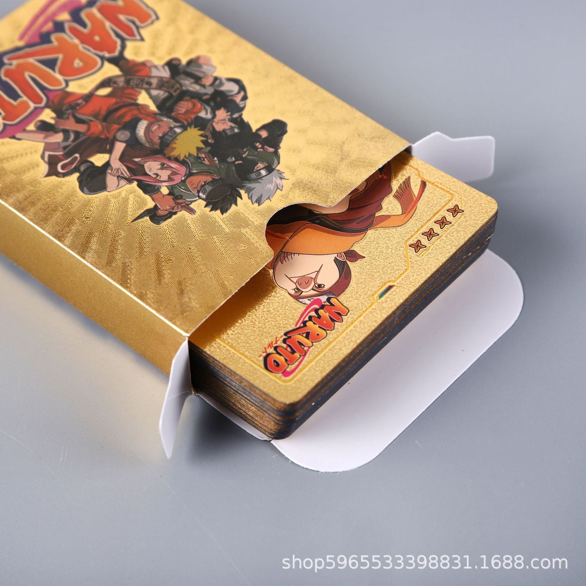 55pcs Naruto Card Gold English - Card Game Kids review and price