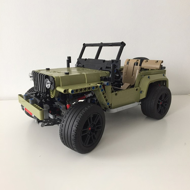 1603pcs MOC C Model Willys Jee - Kids Toys Jeep review and price