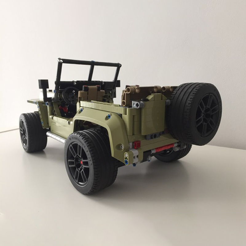 1603pcs MOC C Model Willys Jee - Kids Toys Jeep review and price