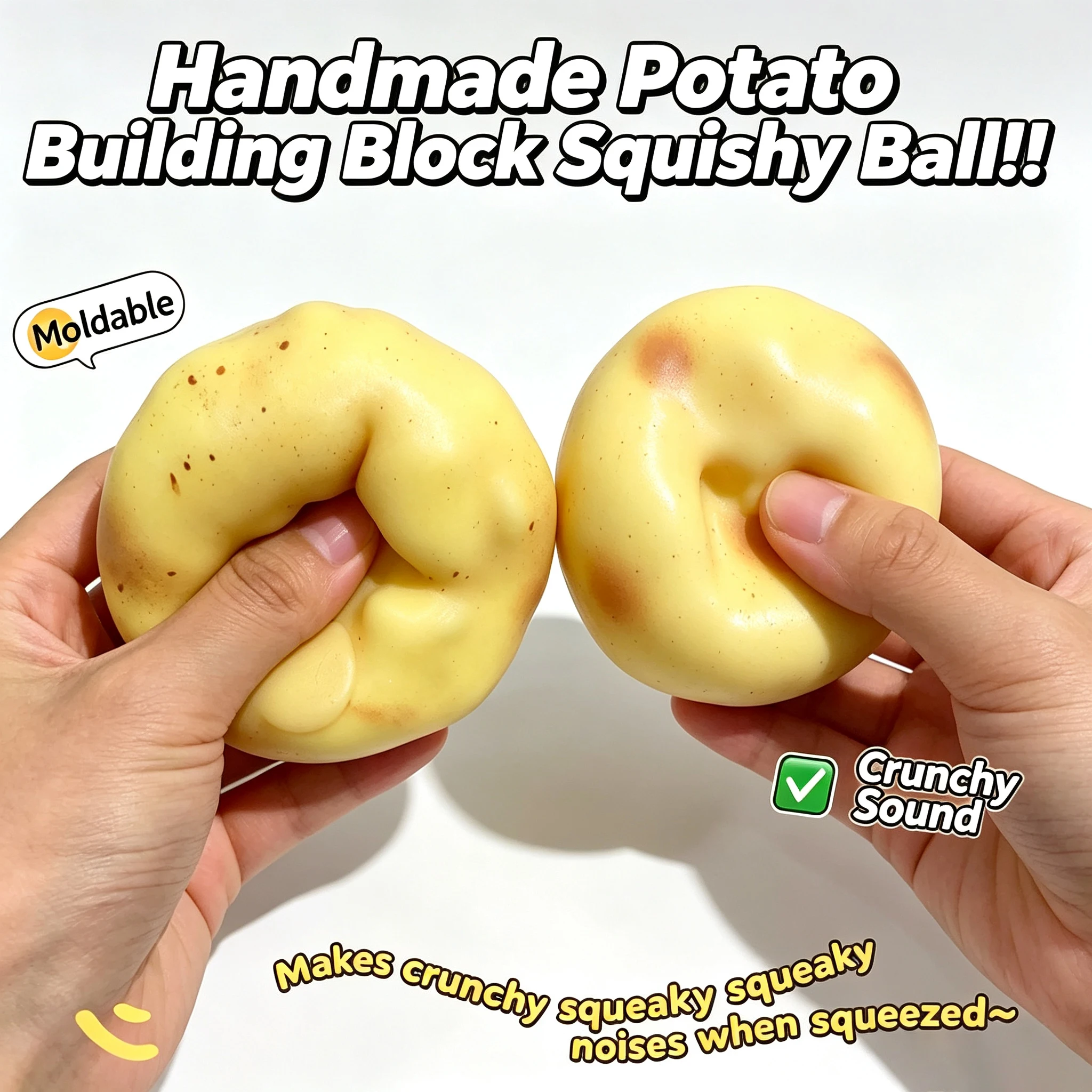 Crunchy Potato Squishy Stress  - Kids Toys Kids Toys review and price