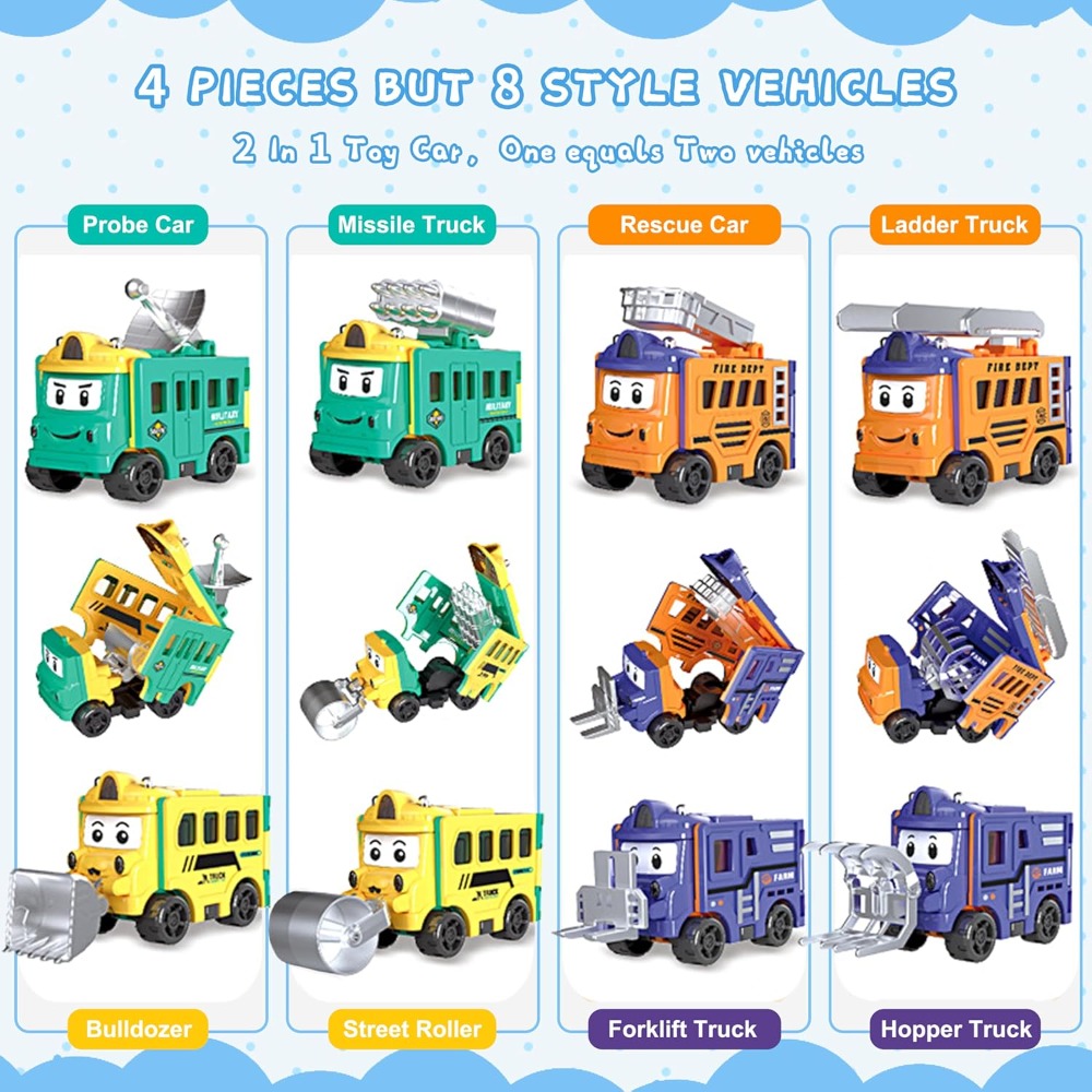 Flip Racers Transformable Cars - Kids Toys Vehicle review and price
