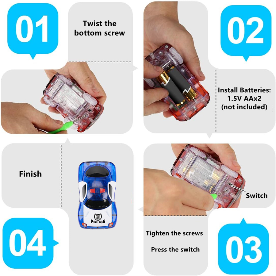 Magic Glowing Race Cars, Polic - Kids Toys Jeep review and price