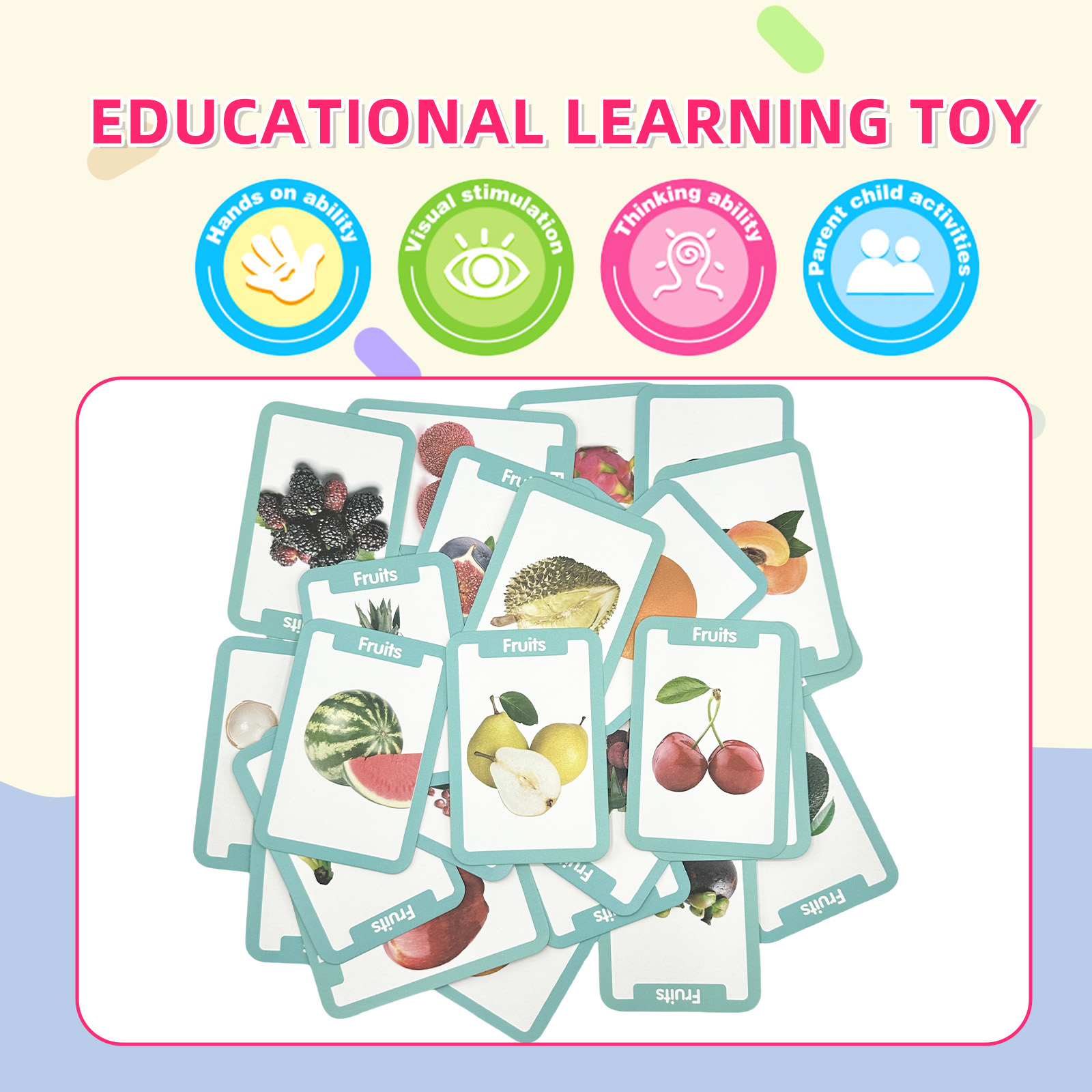 Montessori Learning Cards for  - Educational Flash Card review and price