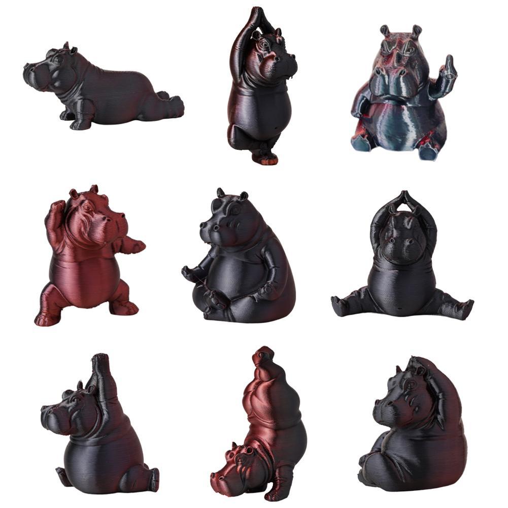 Creative Yoga Hippo Resin Figu - Kids Yoga Toys review and price