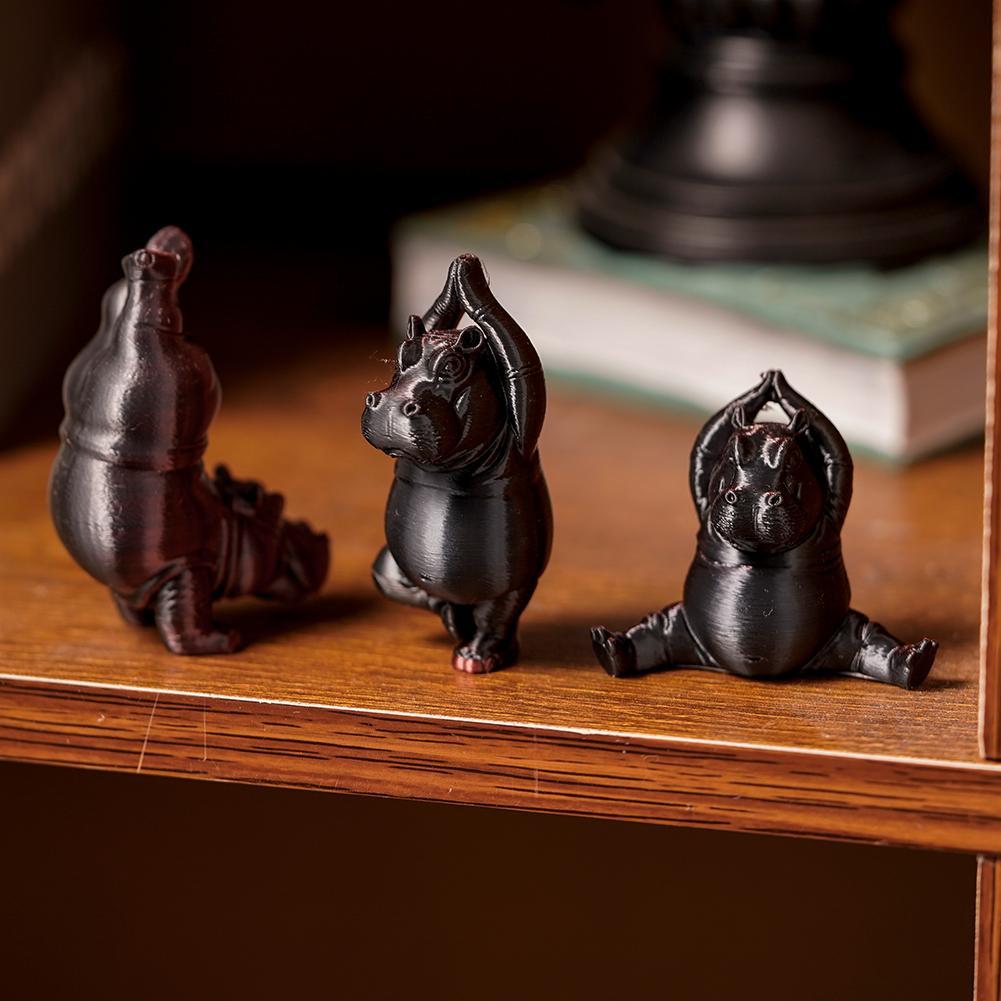 Creative Yoga Hippo Resin Figu - Kids Yoga Toys review and price
