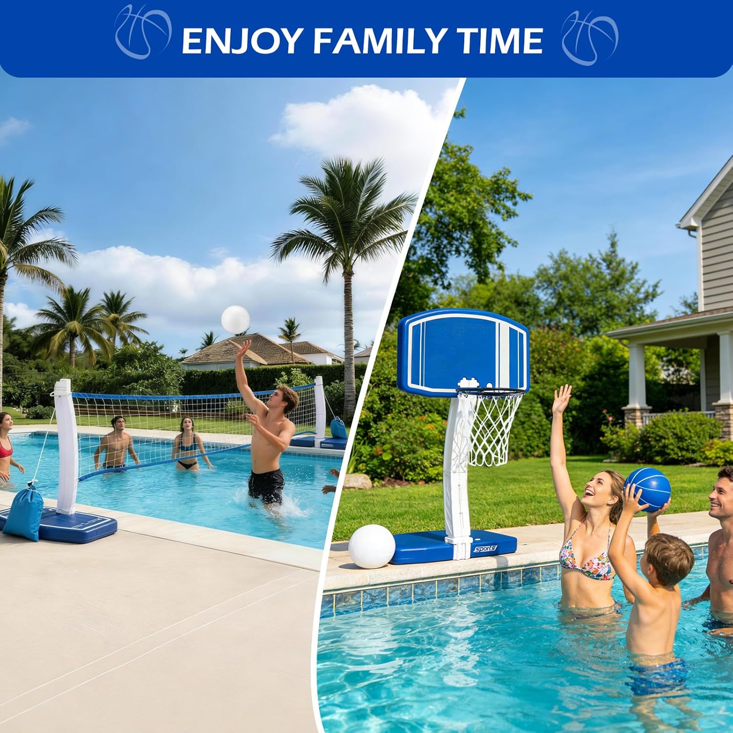 Above Ground Pool Basketball H - Kids Toys Kids Toys review and price