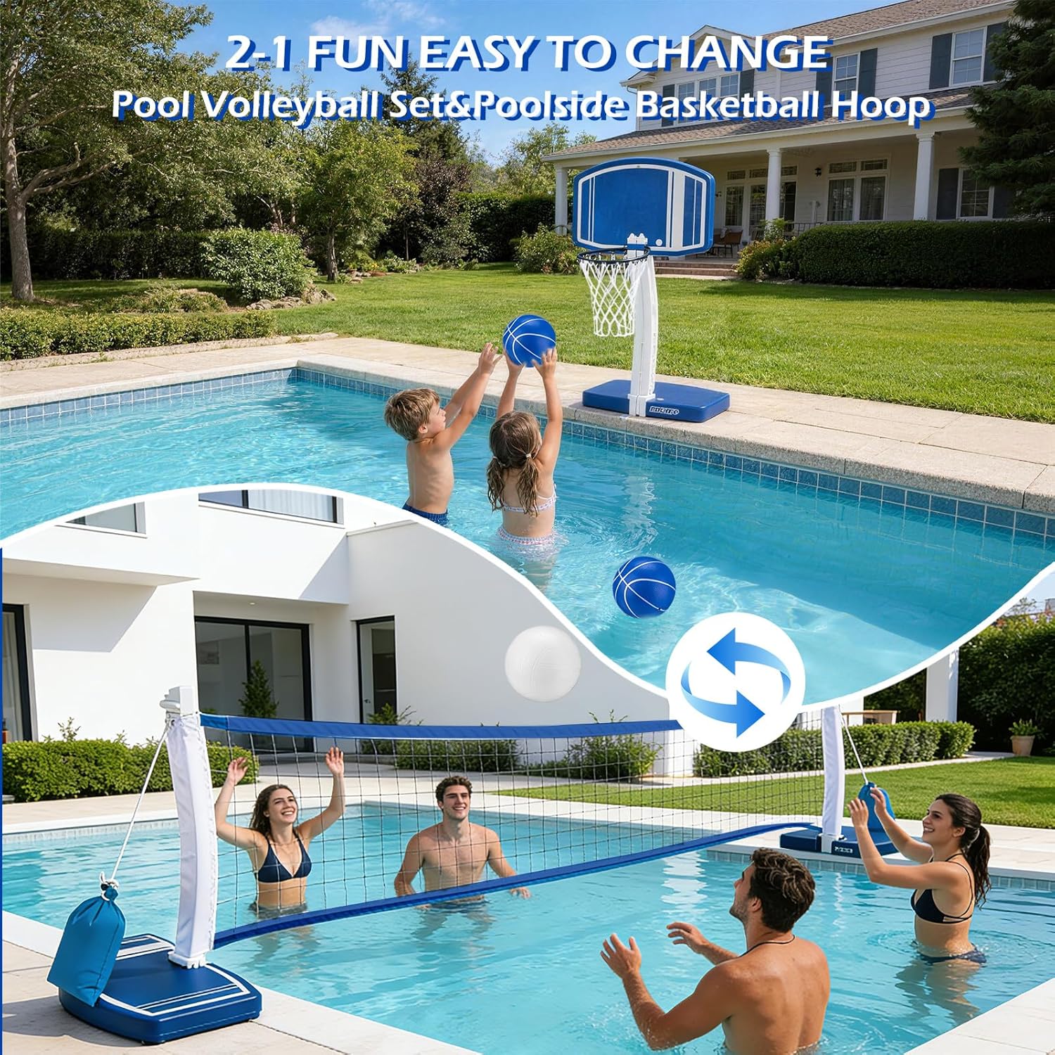 Above Ground Pool Basketball H - Kids Toys Kids Toys review and price