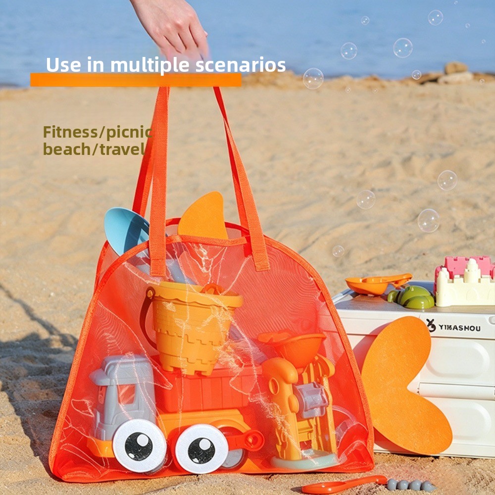 Kids Mesh Beach Bags Colorful  - Kids Toys Bag review and price