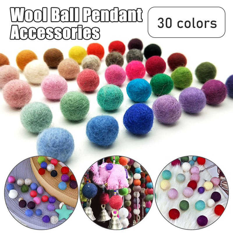 10/30pcs 2cm Wool Felt Balls R - Kids Toys In Wholesale review and price