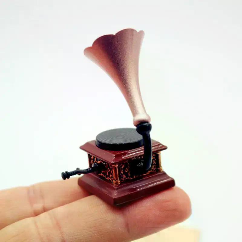 Dollhouse Vintage Phonograph M - Kids Toys Idea review and price