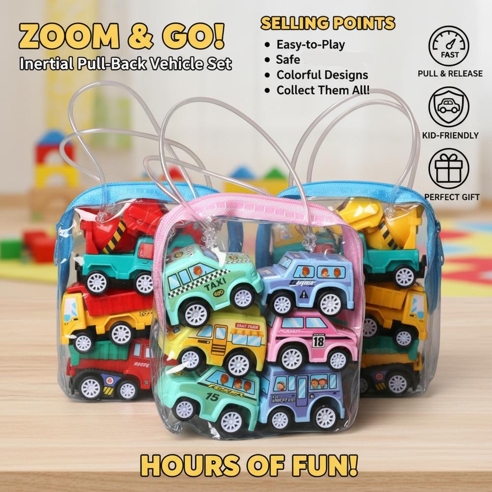 6pcs Car Model Toy Pull Back C - Kids Toys Vehicle review and price