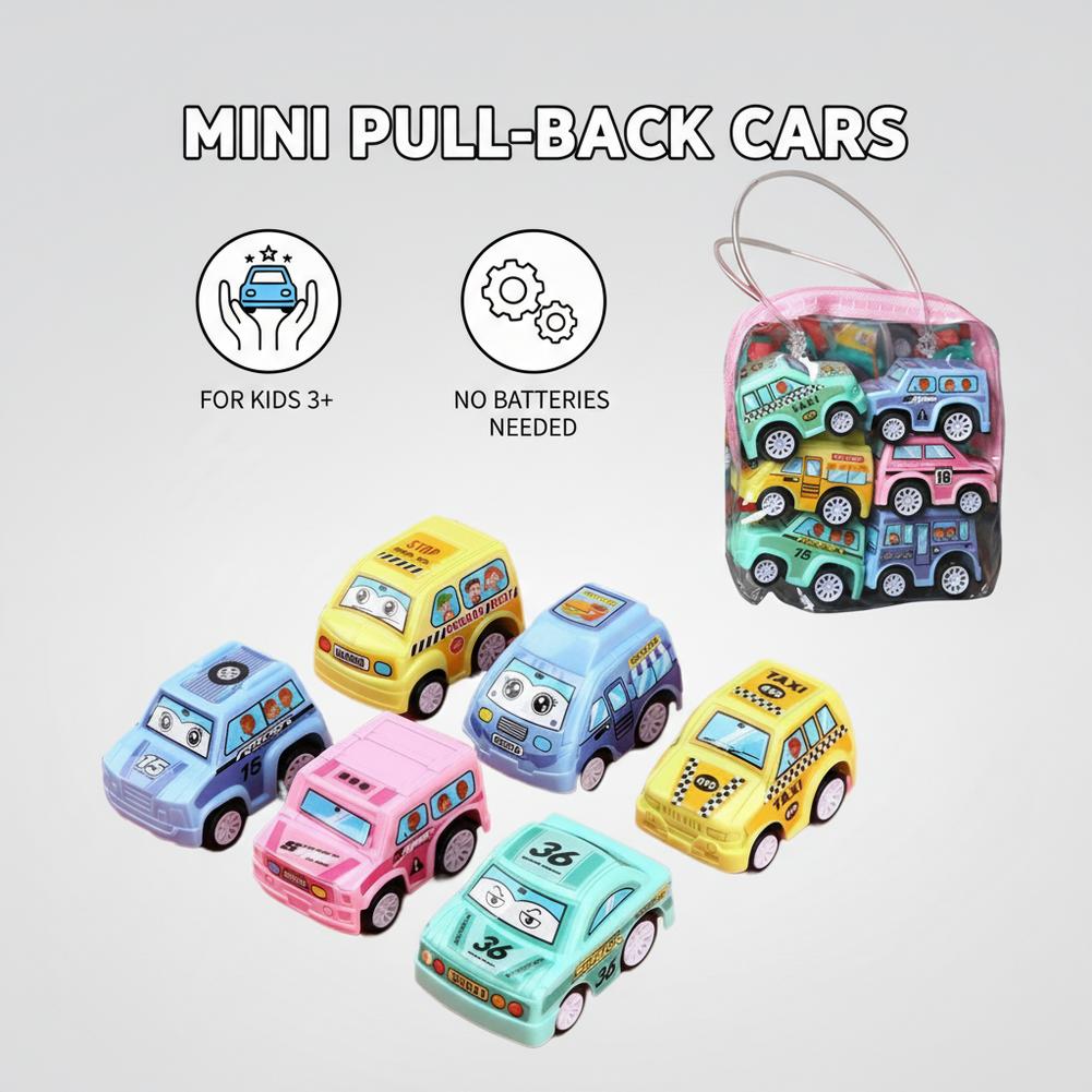 6pcs Car Model Toy Pull Back C - Kids Toys Vehicle review and price