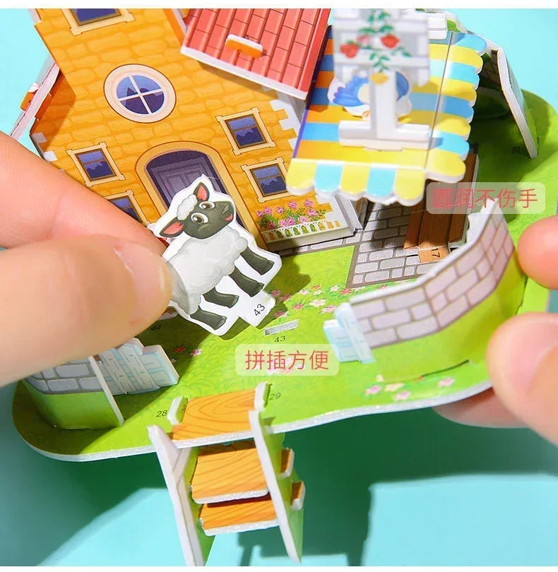 3PCS 3D Three-dimensional Buil - Kids Toys Lego review and price