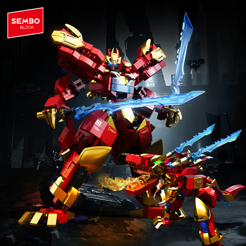 SEMBO BLOCK Mecha Series Build - Kids Toys Lego review and price