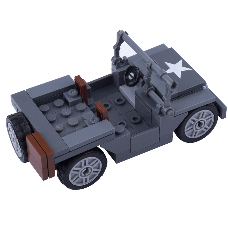 MOC WW2 Military US Figures Wi - Kids Toys Jeep review and price