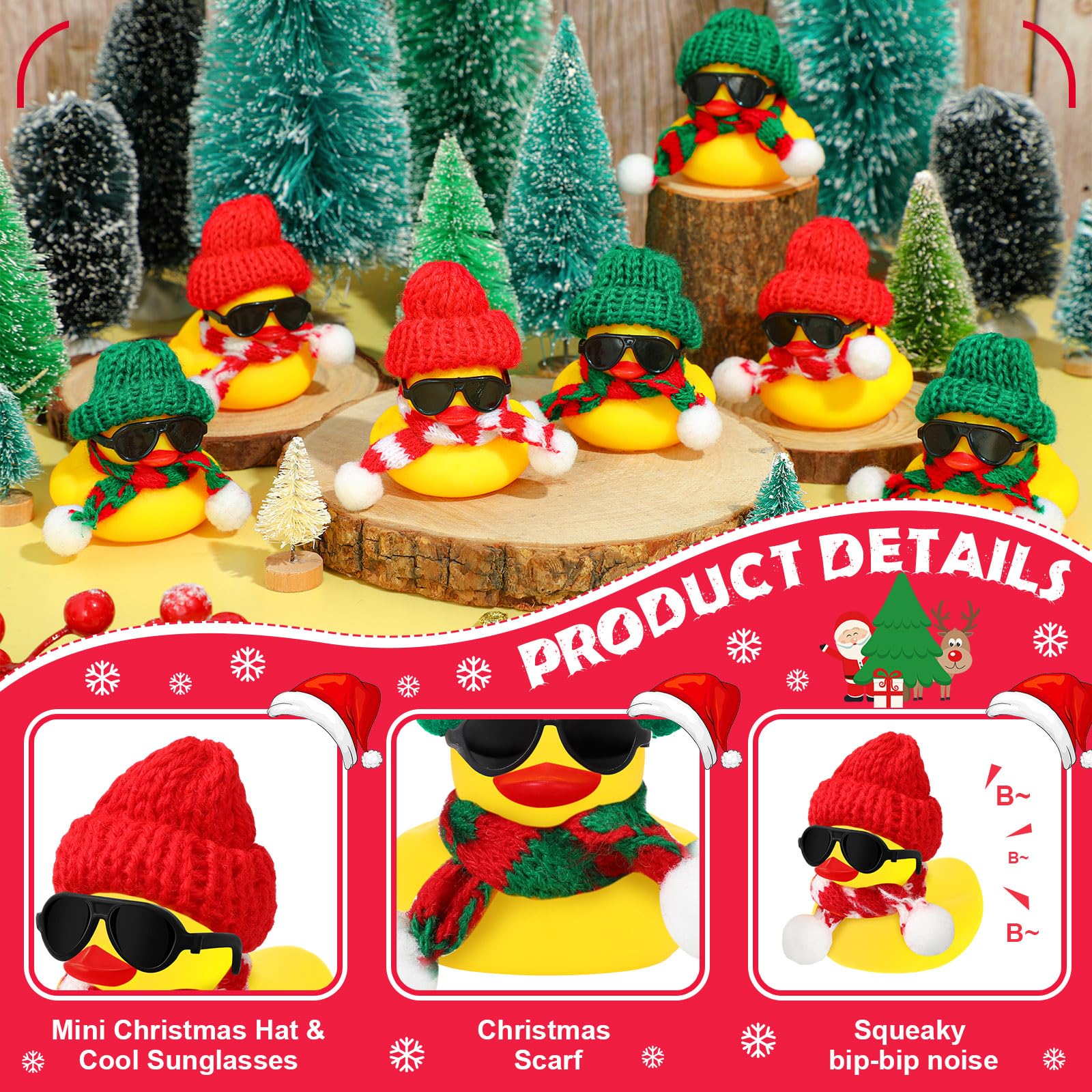 12/24/48 Set Christmas Rubber  - Kids Toys Jeep review and price