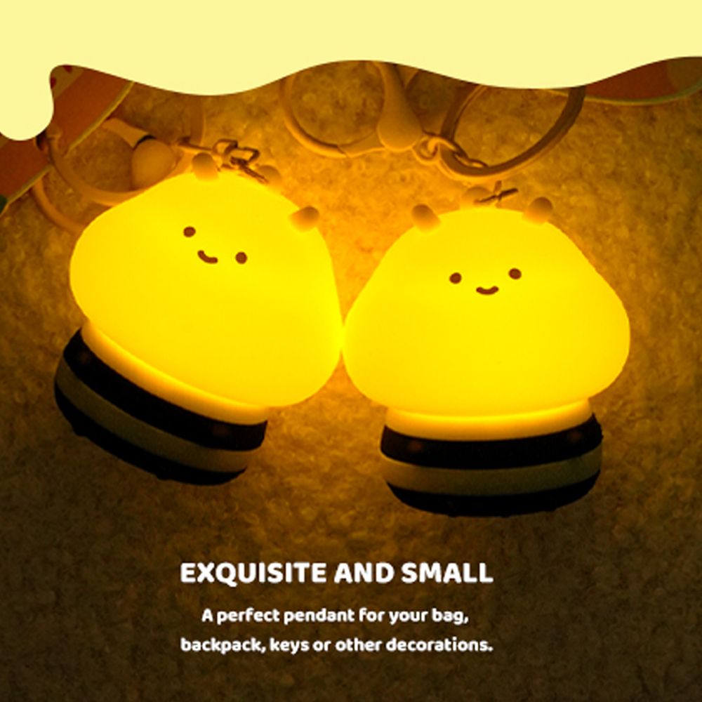 Mini Bee Keychain Night Light  - Kids Toys Bd review and price