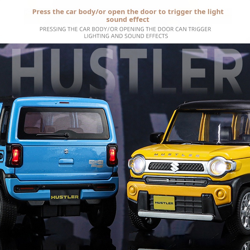 1:22 HUSTLER Alloy Simulation  - Kids Toys Jeep review and price
