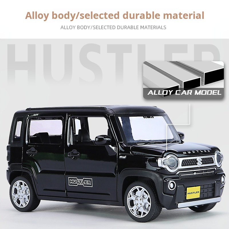 1:22 HUSTLER Alloy Simulation  - Kids Toys Jeep review and price