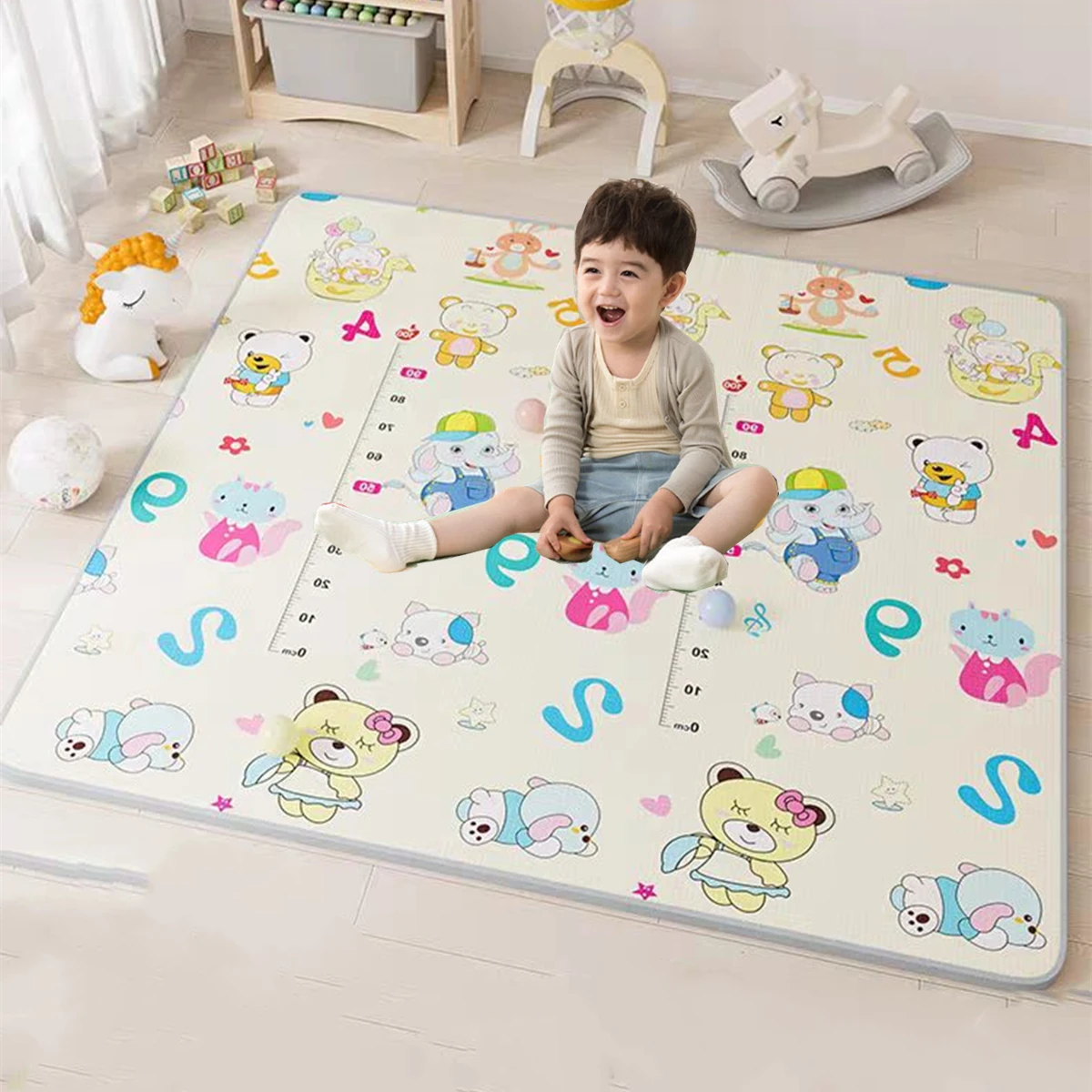 Baby Play Mat Waterproof Soft  - Kids Yoga Toys review and price