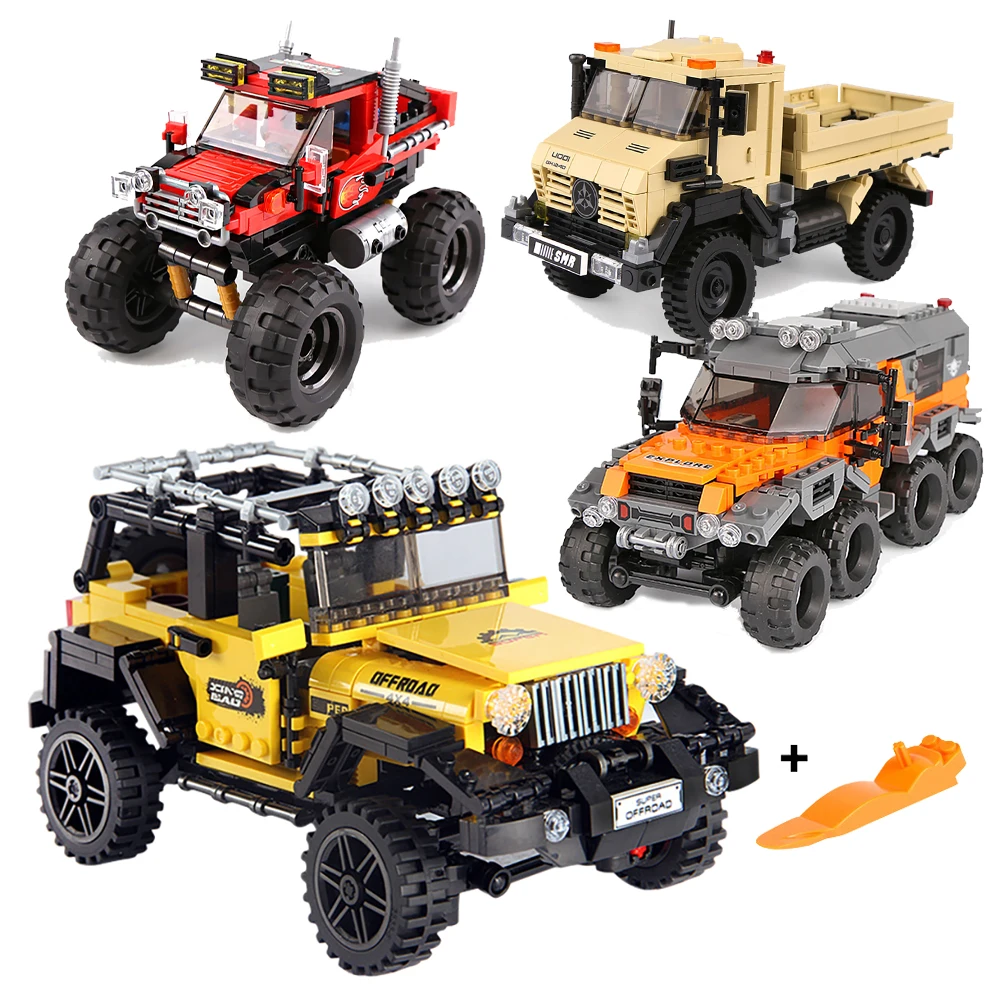 DIY Car Truck Building Block S - Kids Toys Jeep review and price