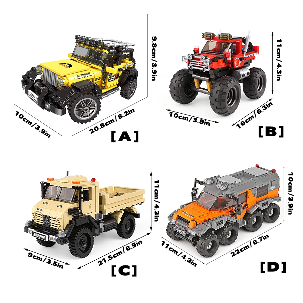 DIY Car Truck Building Block S - Kids Toys Jeep review and price