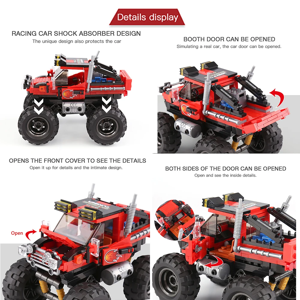 DIY Car Truck Building Block S - Kids Toys Jeep review and price