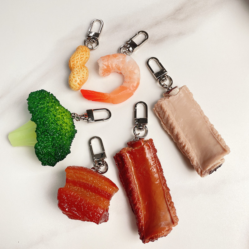 Simulation Food Keychain Brais - Kids Toys In Wholesale review and price