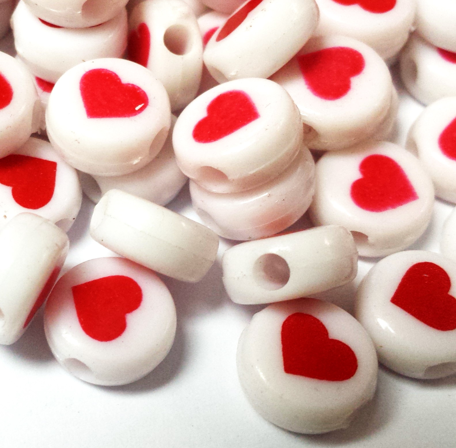 200pcs, 10mm, Round Heart Bead - Kids Toys In Wholesale review and price